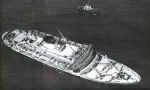 The Hornbeam approaches the Andrea Doria. Photo: US Coast Guard