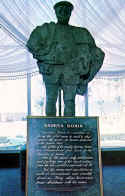 Statue of Admiral Andrea Doria in the Sea Garden Hotel. Photo: Glenn Garvin