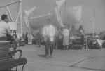 Andrea Doria survivors on the deck of the Stockholm during the return voyage to New York. Photo: Ingeborg Troswick
