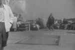 Andrea Doria survivors on the deck of the Stockholm during the return voyage to New York. Photo: Ingeborg Troswick