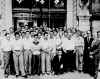 Some of the Andrea Doria crew, at the Hilton Hotel, ready to return to Italy. Photo courtesy of Luigi Formisano