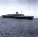 Andrea Doria in Gibralatar in 1953. Photo:Kenneth Petty